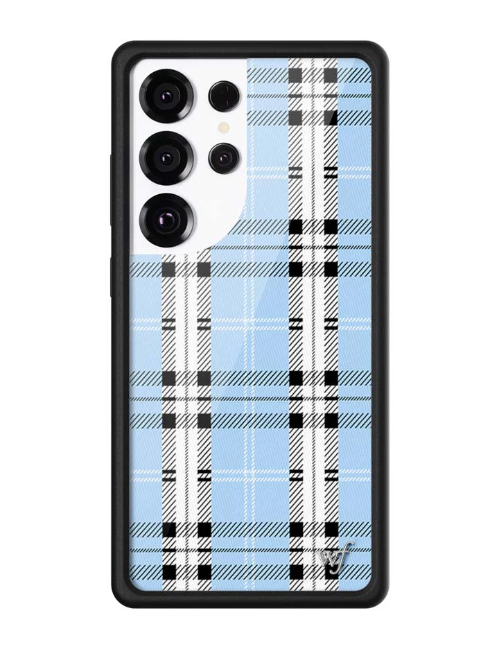 Plaid | Blue Samsung Galaxy Case