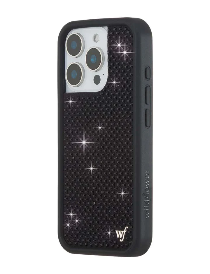 Rhinestone iPhone Case | Black