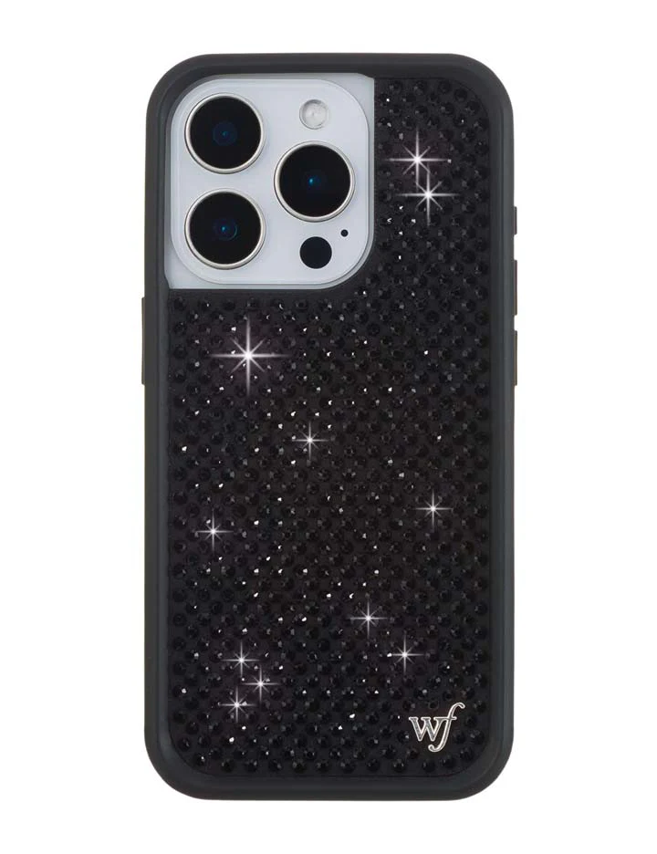 Rhinestone iPhone Case | Black