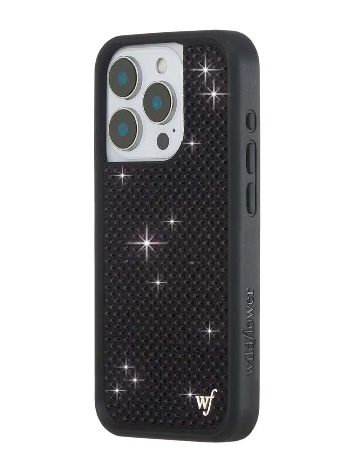 Rhinestone iPhone Case | Black
