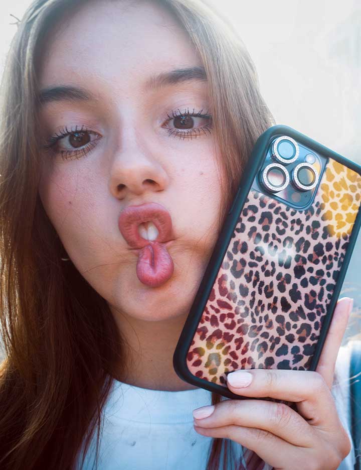 1211-meow-brown-iphone-case-50.jpg Meow | Brown iPhone Case
