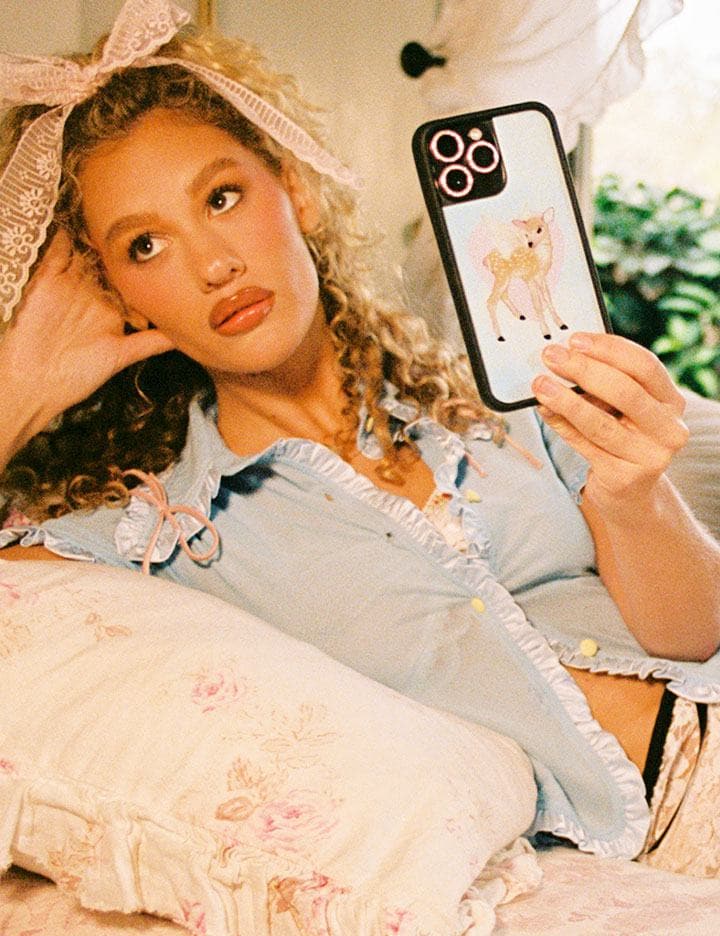 2129-fawn-angel-iphone-case-9.jpg Fawn Angel iPhone Case