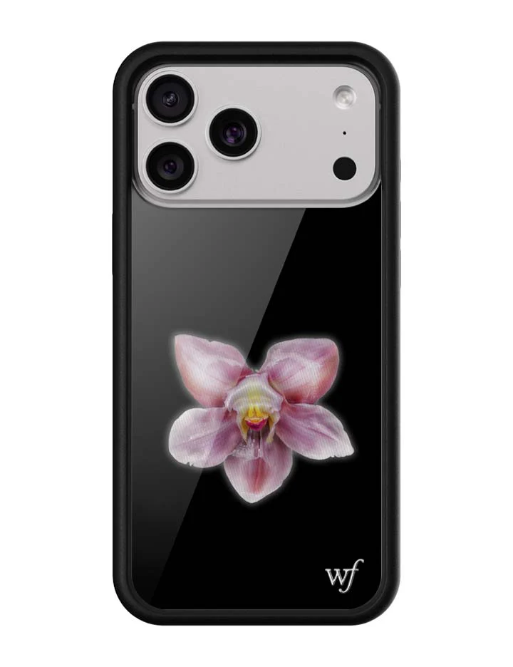 Orchid | Black iPhone Case
