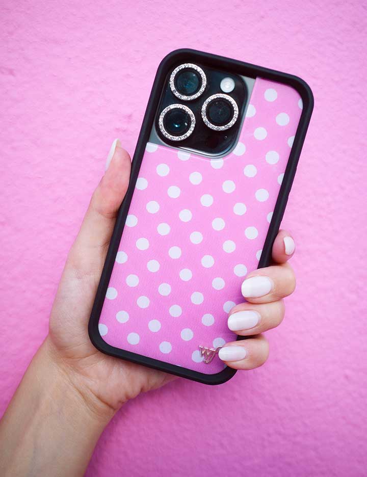2370-polka-dot-pink-and-white-iphone-case-47.jpg Polka Dot | Pink and White iPhone Case