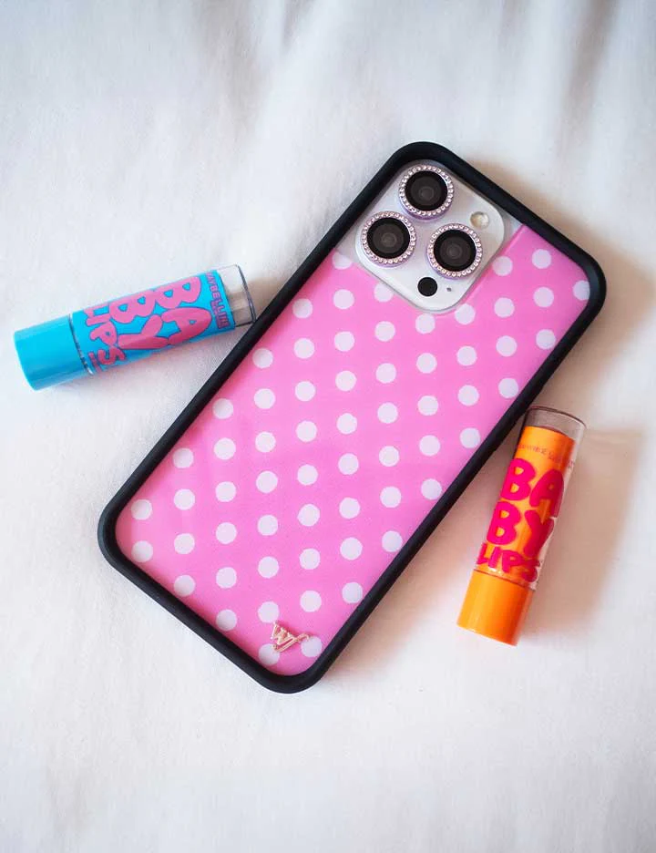 2370-polka-dot-pink-and-white-iphone-case-49.webp Polka Dot | Pink and White iPhone Case