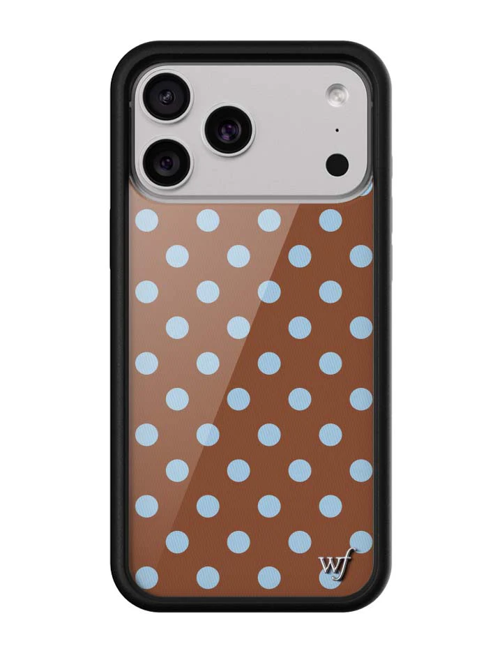2889-polka-dot-brown-and-blue-iphone-case-1.webp Polka Dot | Brown and Blue iPhone Case