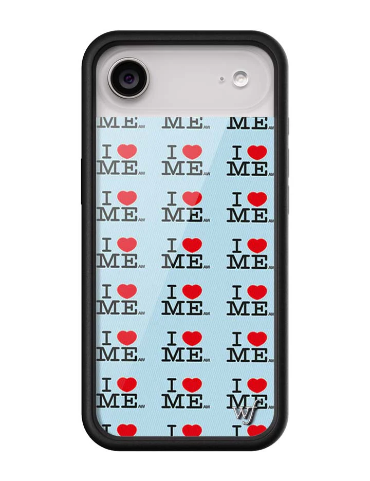 I Heart Me | Blue iPhone Case