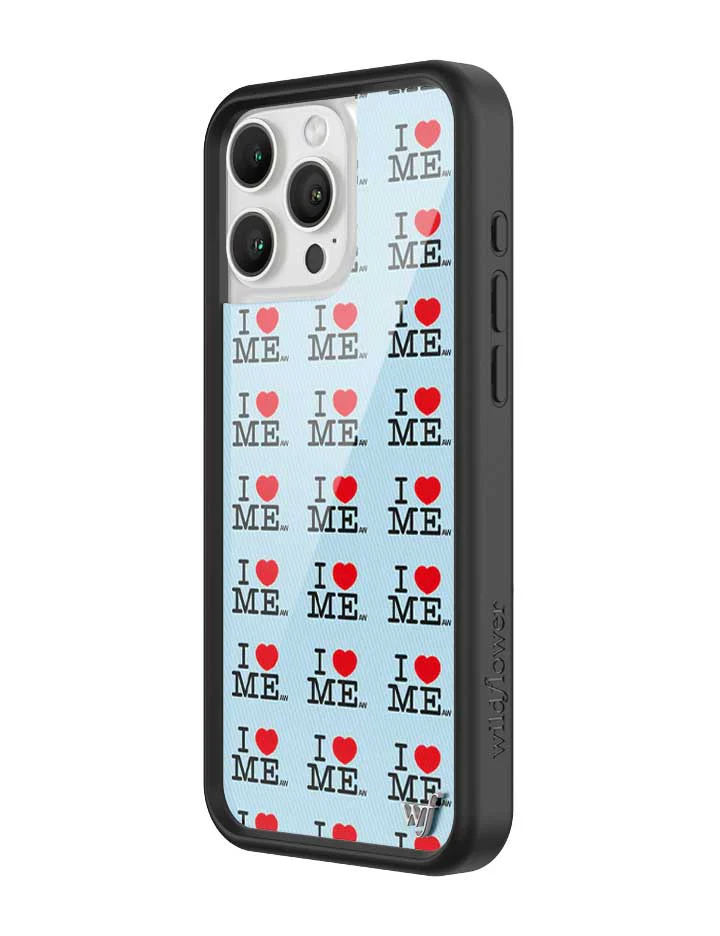 I Heart Me | Blue iPhone Case