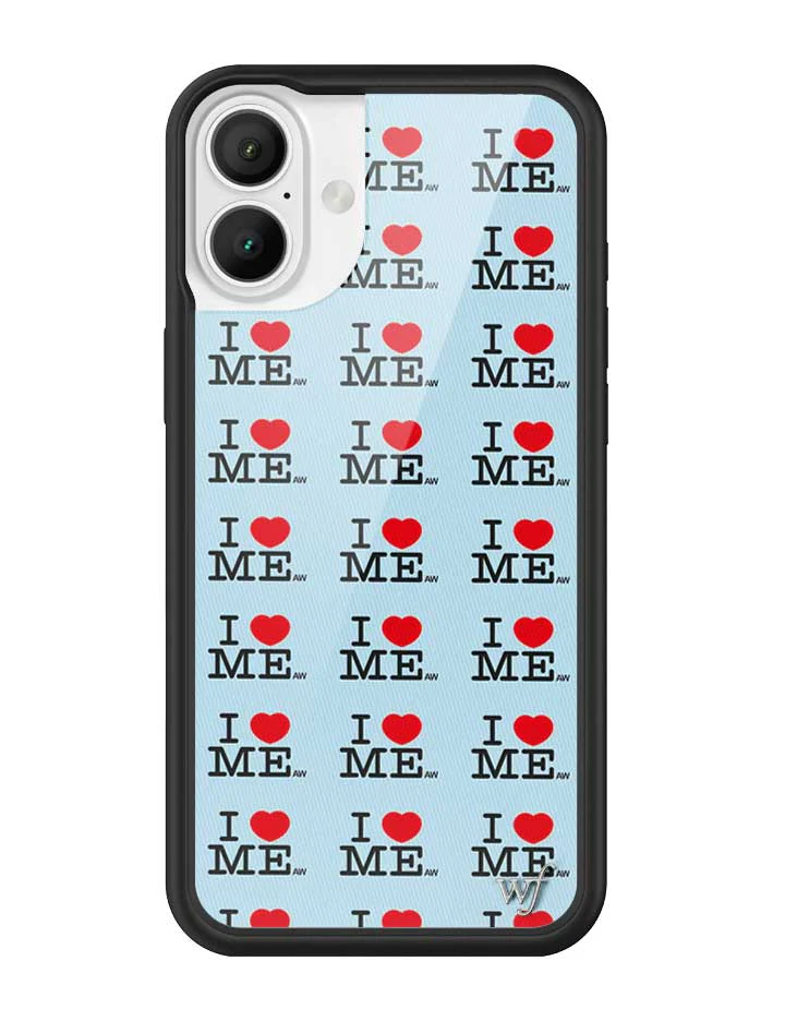 I Heart Me | Blue iPhone Case