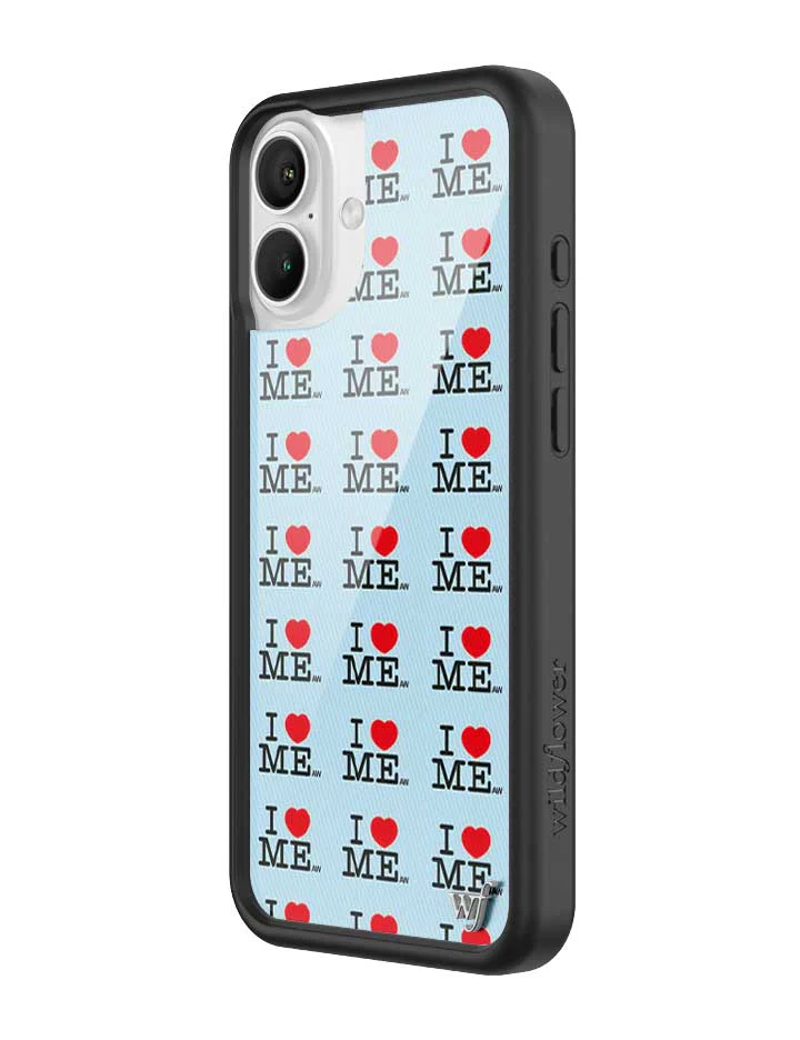 I Heart Me | Blue iPhone Case