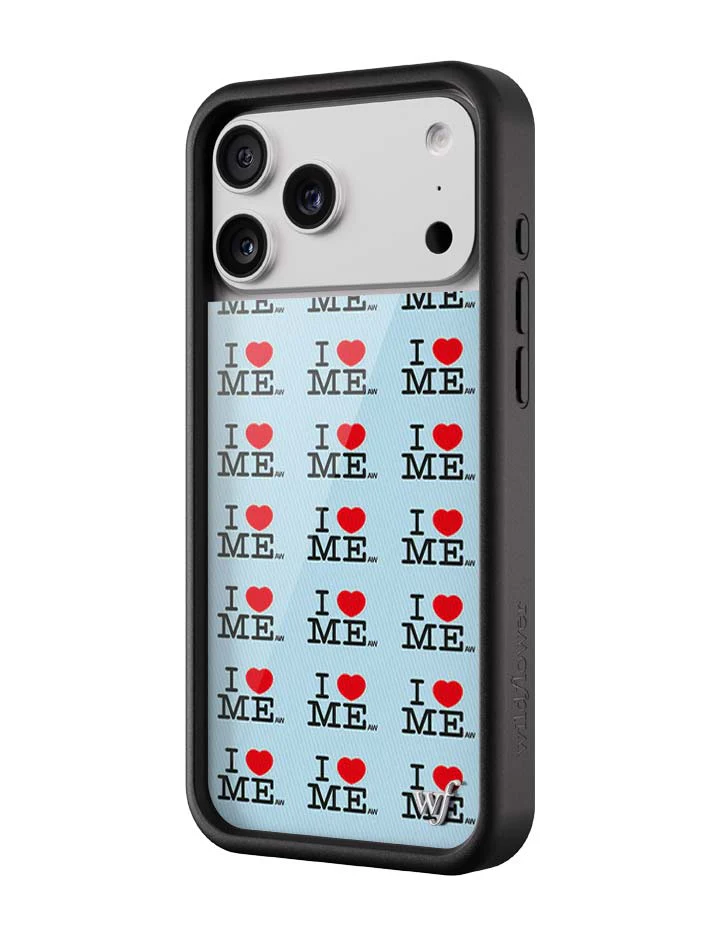 I Heart Me | Blue iPhone Case