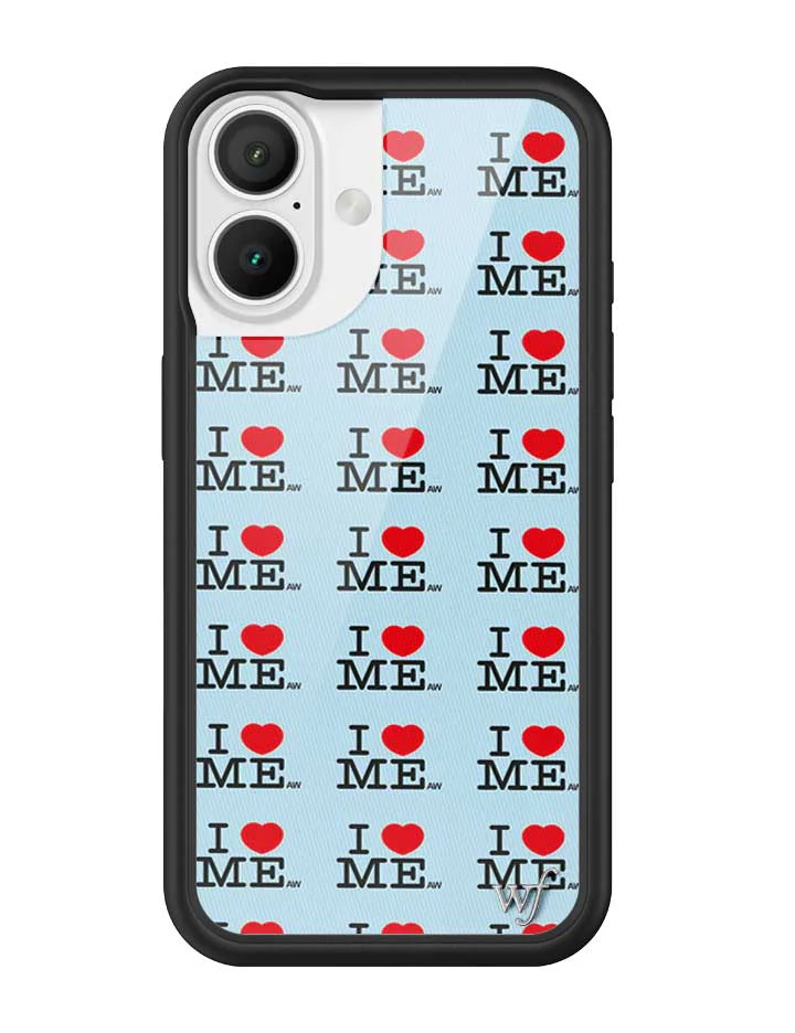 I Heart Me | Blue iPhone Case