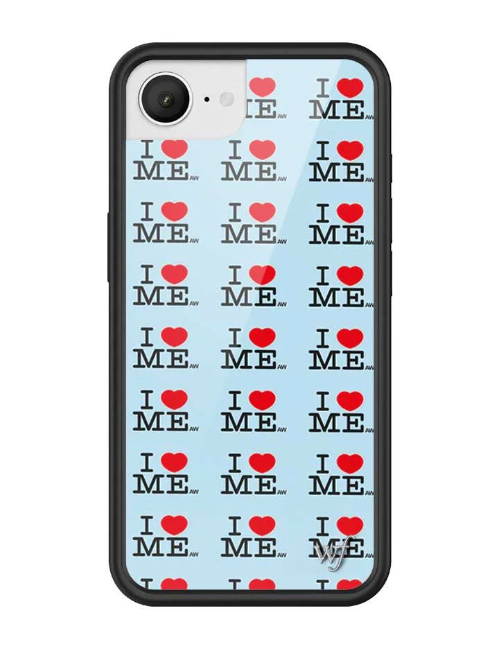 I Heart Me | Blue iPhone Case