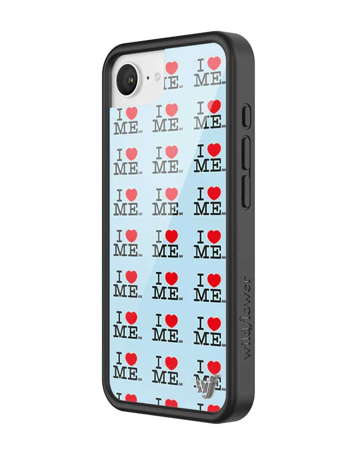 I Heart Me | Blue iPhone Case