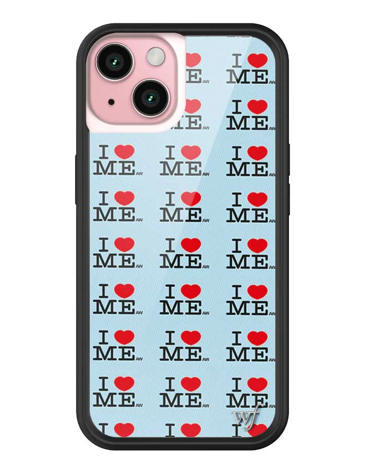 I Heart Me | Blue iPhone Case