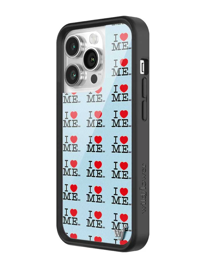 I Heart Me | Blue iPhone Case