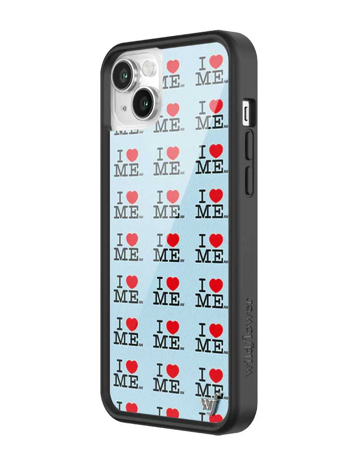 I Heart Me | Blue iPhone Case