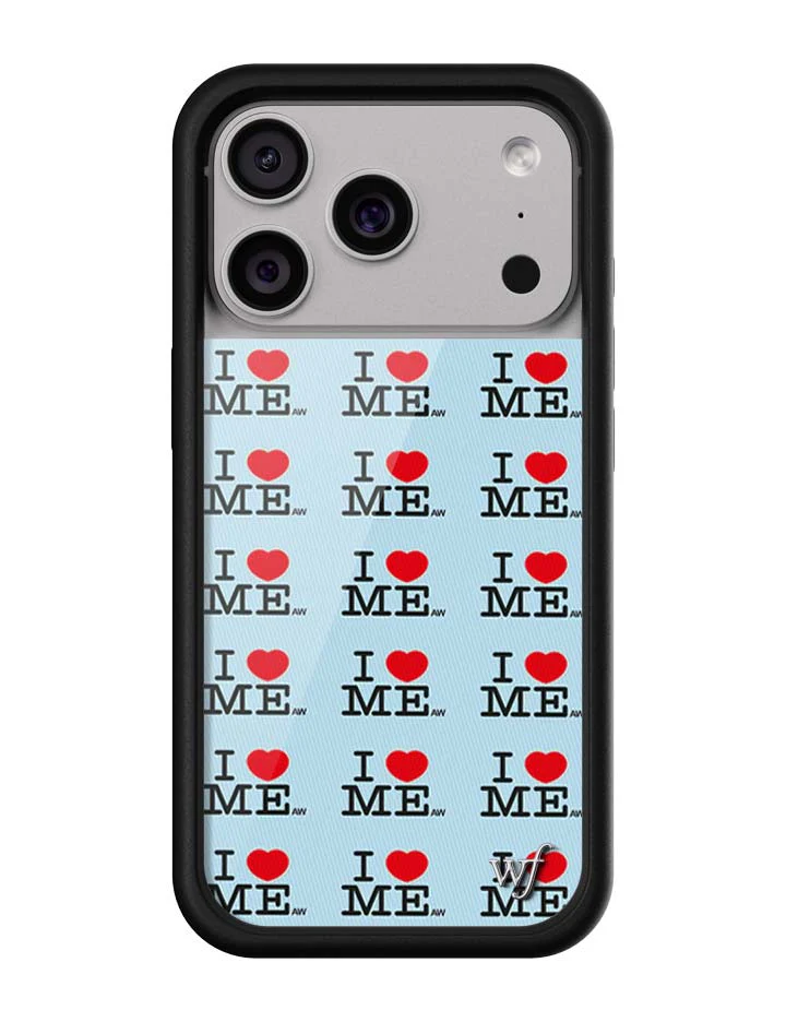I Heart Me | Blue iPhone Case