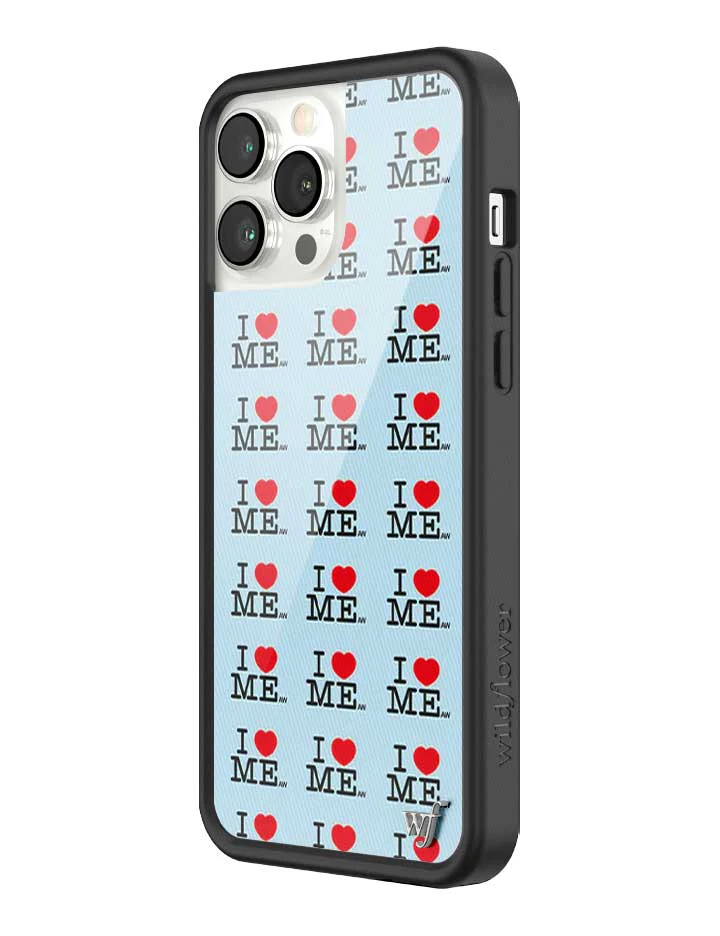 I Heart Me | Blue iPhone Case