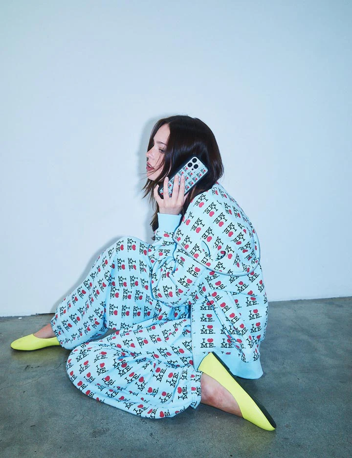 I Heart Me | Blue iPhone Case