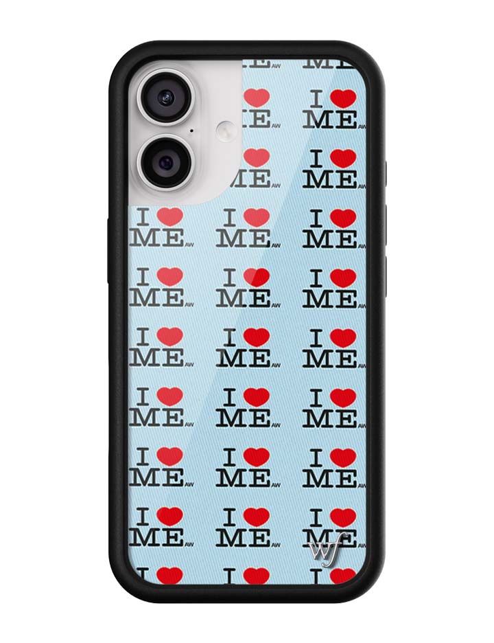 I Heart Me | Blue iPhone Case