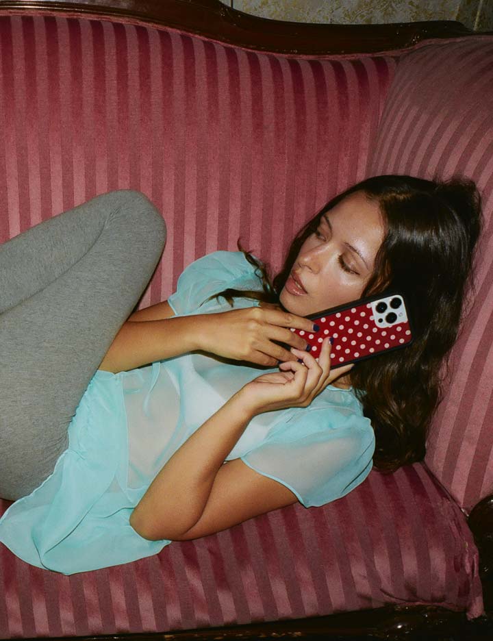 3159-polka-dot-burgundy-and-cream-iphone-case-44.jpg Polka Dot | Burgundy and Cream iPhone Case