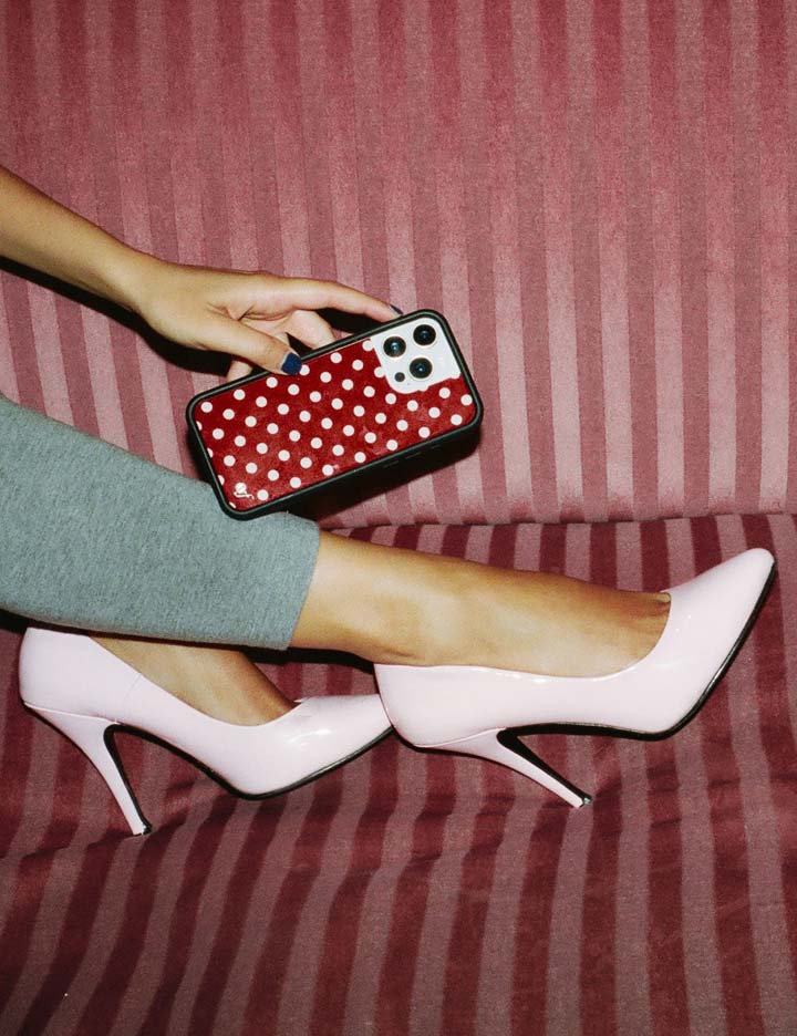 3159-polka-dot-burgundy-and-cream-iphone-case-46.jpg Polka Dot | Burgundy and Cream iPhone Case