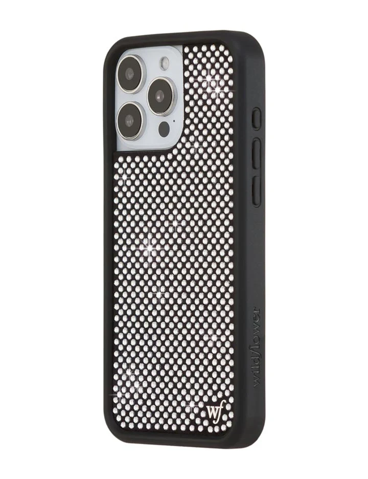 Rhinestone iPhone Case | White