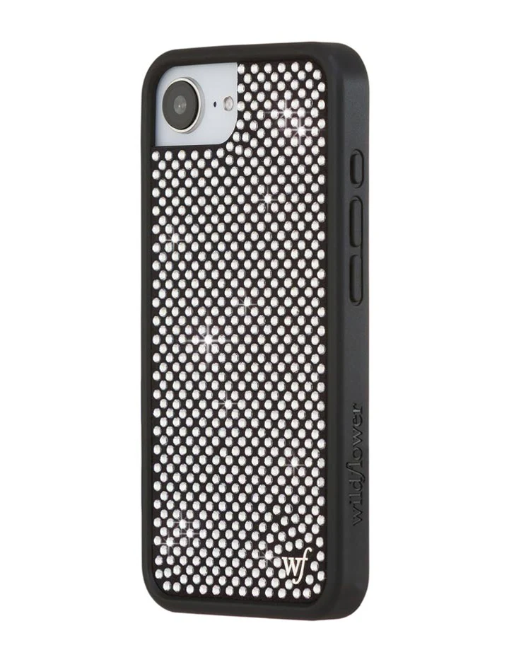 Rhinestone iPhone Case | White