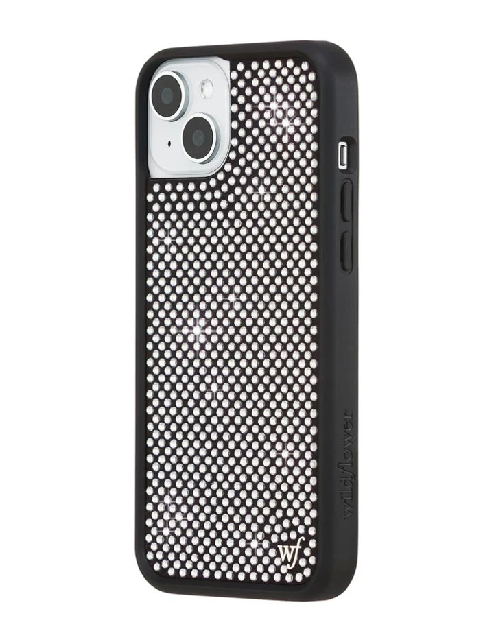 Rhinestone iPhone Case | White