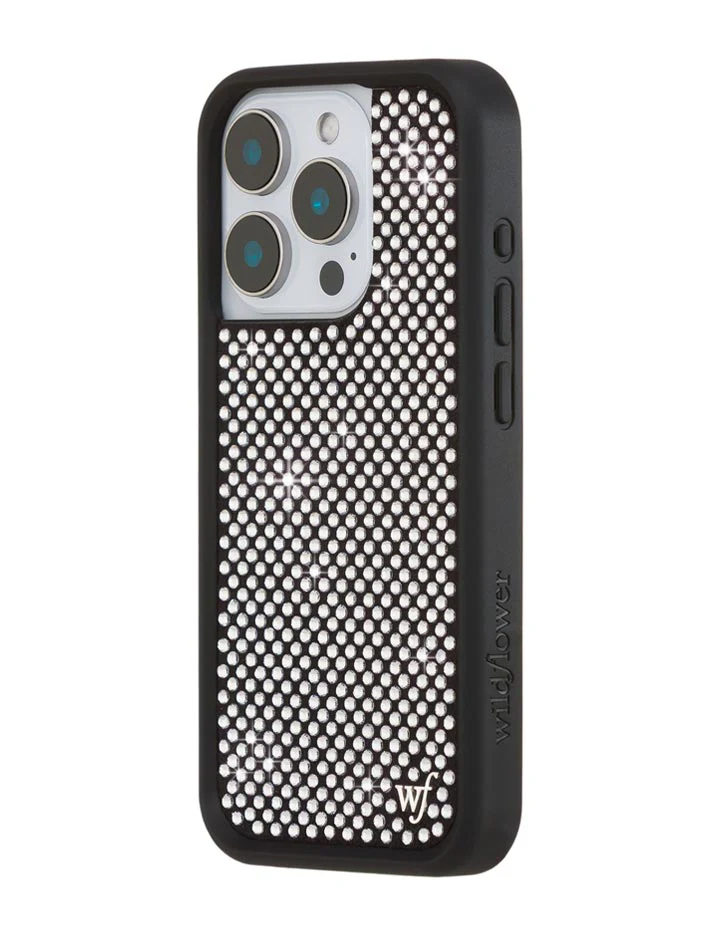 Rhinestone iPhone Case | White