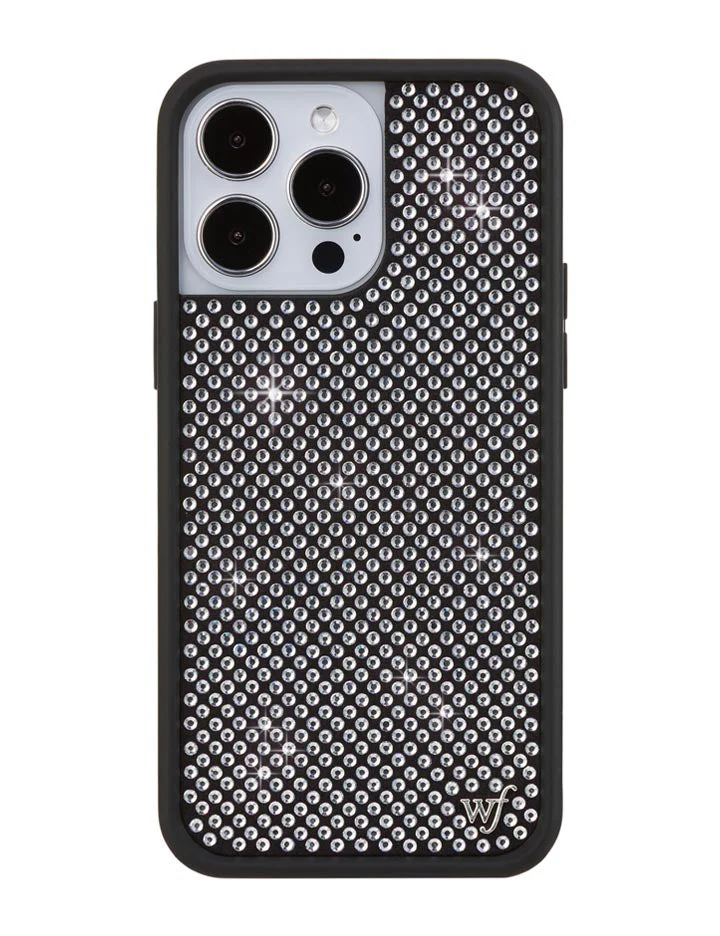Rhinestone iPhone Case | White