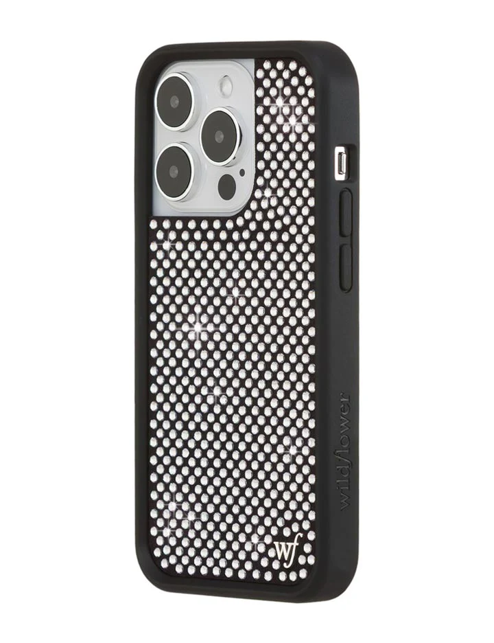 Rhinestone iPhone Case | White