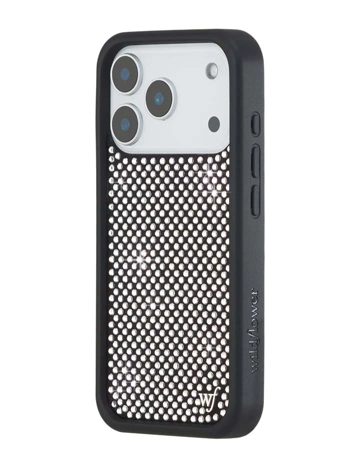 Rhinestone iPhone Case | White
