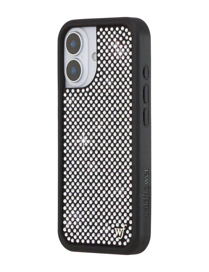 Rhinestone iPhone Case | White