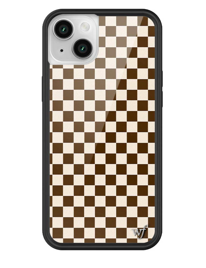 845-checkers-brown-iphone-case-1.webp Checkers | Brown iPhone Case