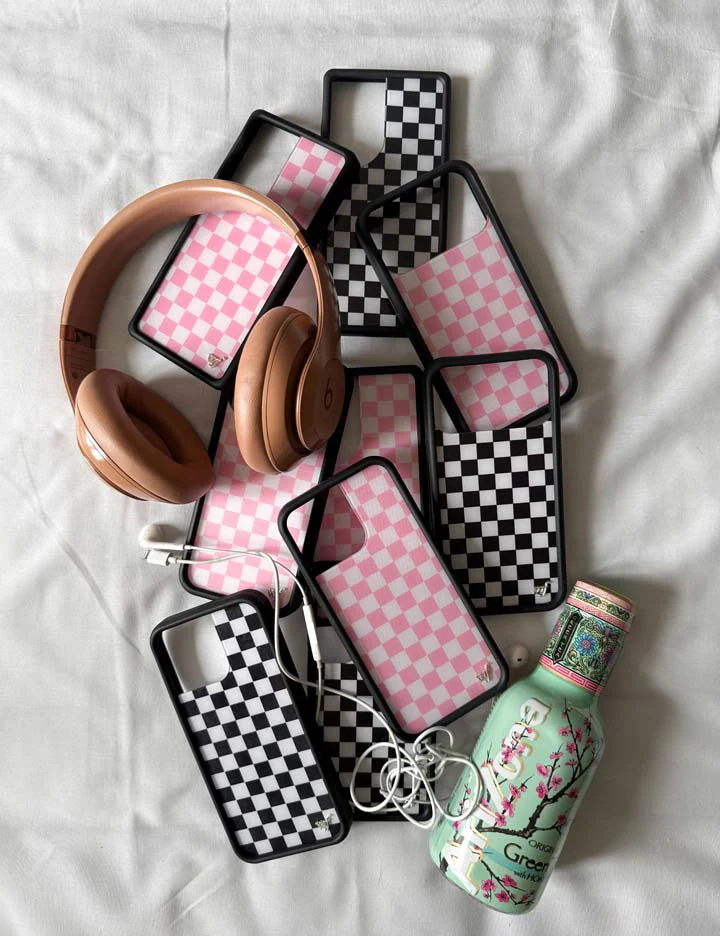 912-checkers-pink-iphone-case-36.webp Checkers | Pink iPhone Case