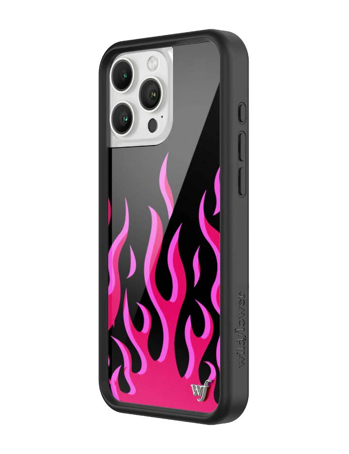 Flames | Black & Red iPhone Case