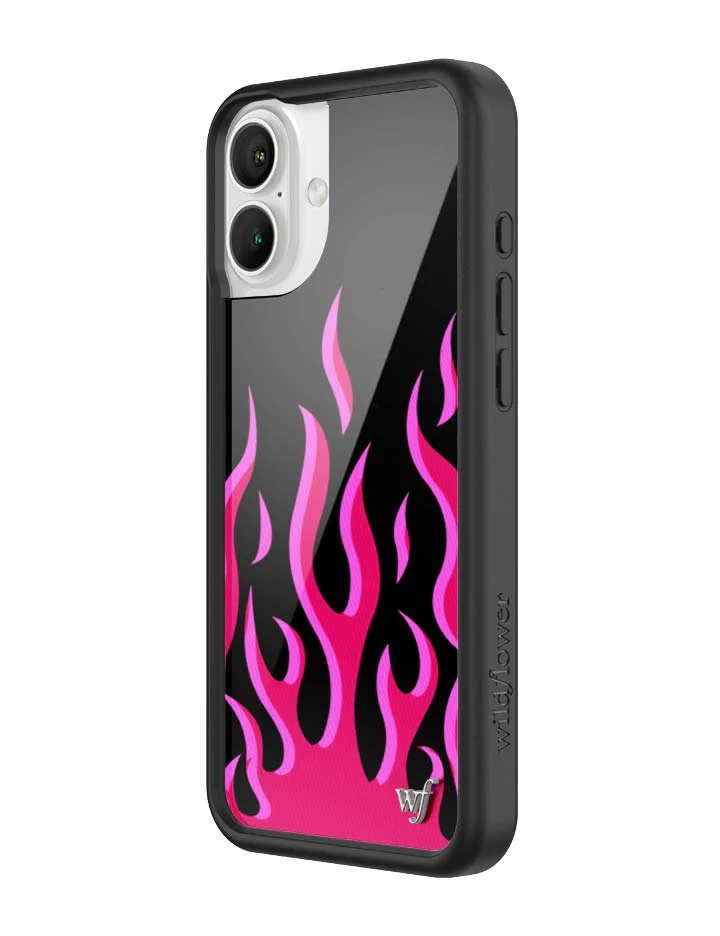 Flames | Black & Red iPhone Case