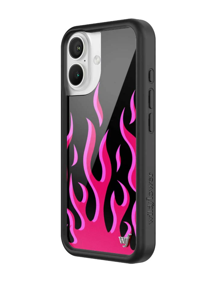 Flames | Black & Red iPhone Case