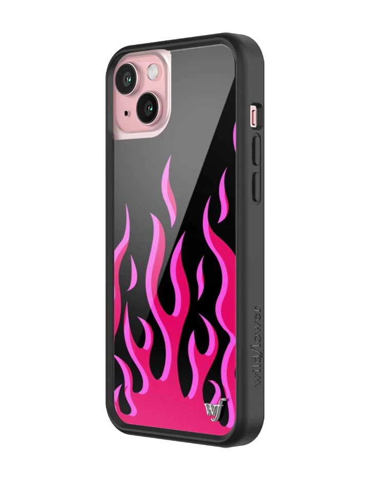 Flames | Black & Red iPhone Case