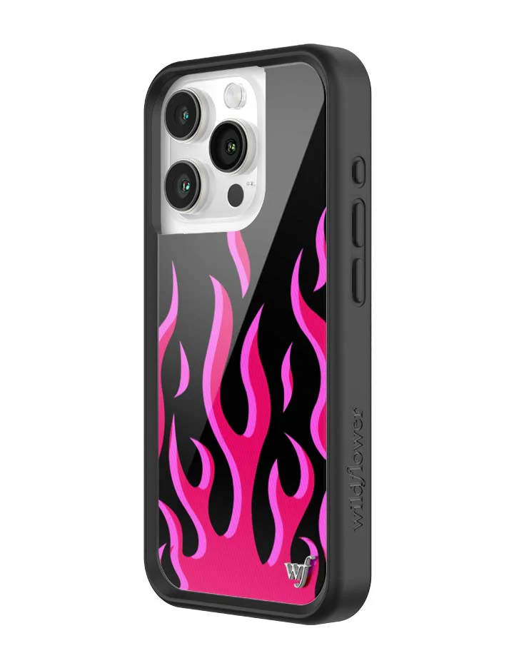 Flames | Black & Red iPhone Case