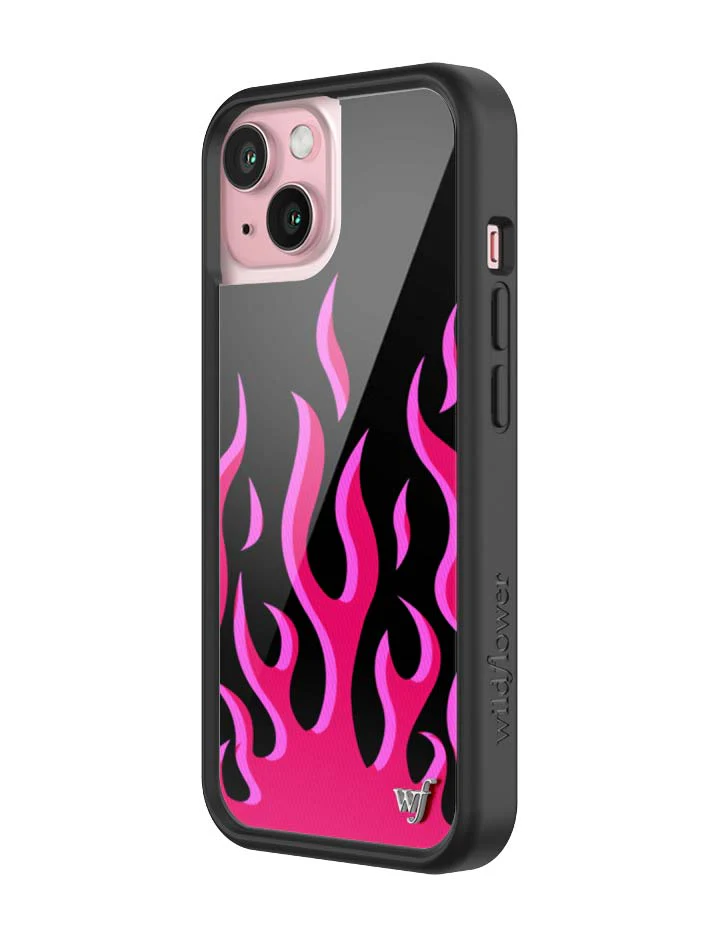 Flames | Black & Red iPhone Case