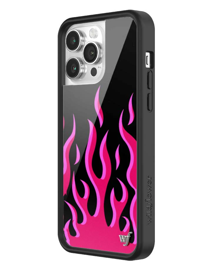Flames | Black & Red iPhone Case