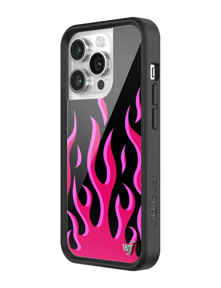 Flames | Black & Red iPhone Case